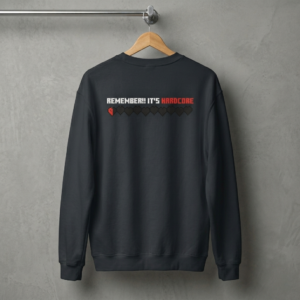 copy of minecraft hardcore classic unisex crewneck sweatshirt